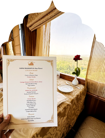 palace on wheels food menu