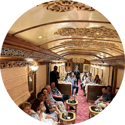 palace on wheels coridor